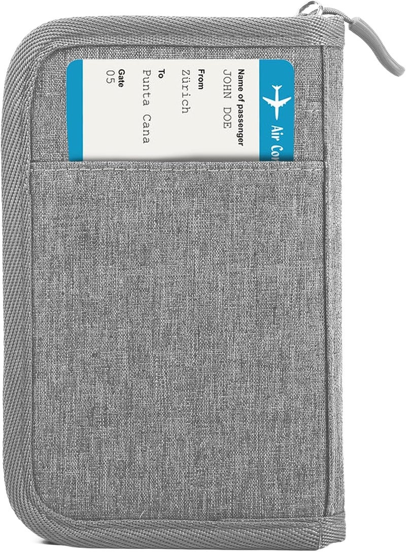 TOPBAG Passport Holder for Travel, Women Rfid Blocking Passport Wallet, Travel Essentials Premium Wallets, Waterproof Passport Holders Bag for Men Traveling, Travel Document Organizer Credit Cards Case - Image 1